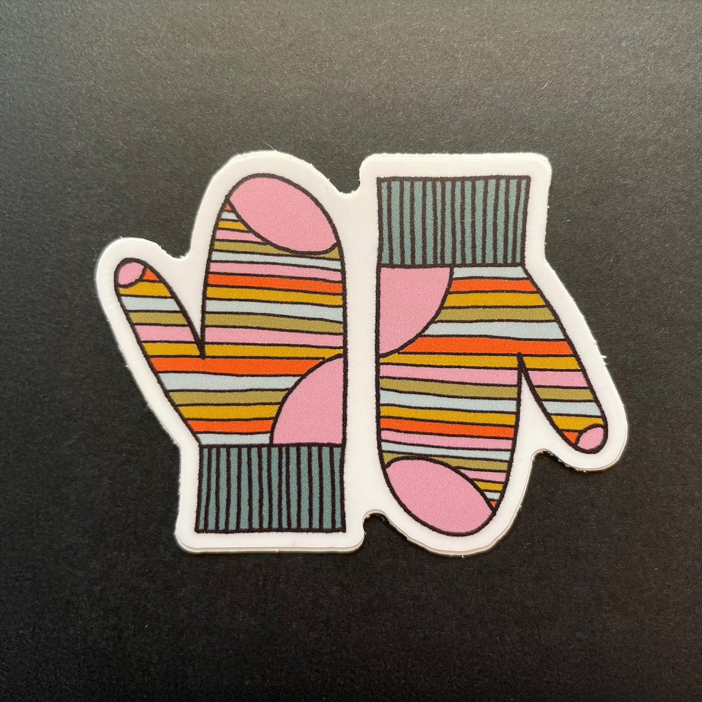 Striped Glove Sticker