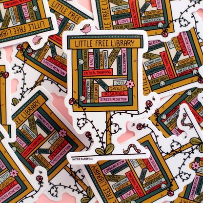 Little Free Library Sticker—Gifts of Reading