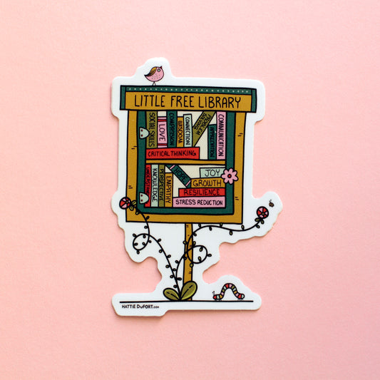 Little Free Library Sticker—Gifts of Reading