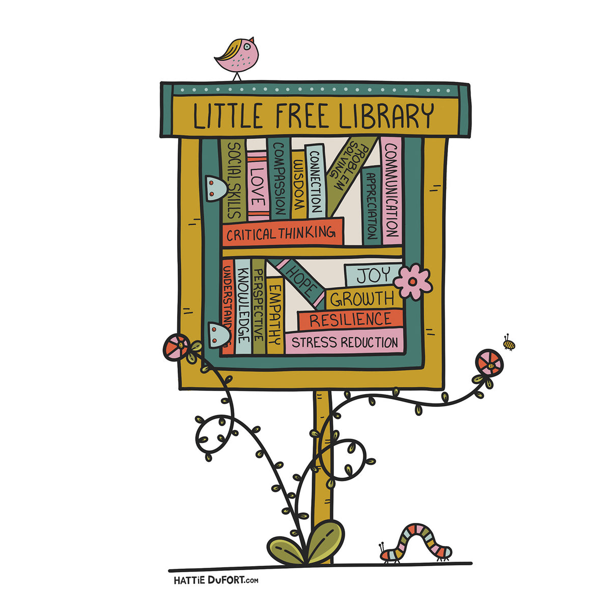 Little Free Library Sticker—Gifts of Reading