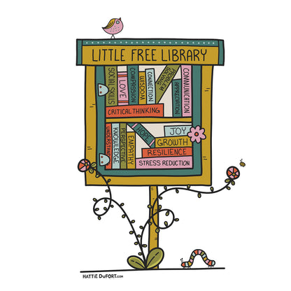 Little Free Library Sticker—Gifts of Reading